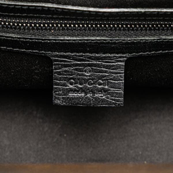 Pre-owned Gucci GG Canvas Handbag Black