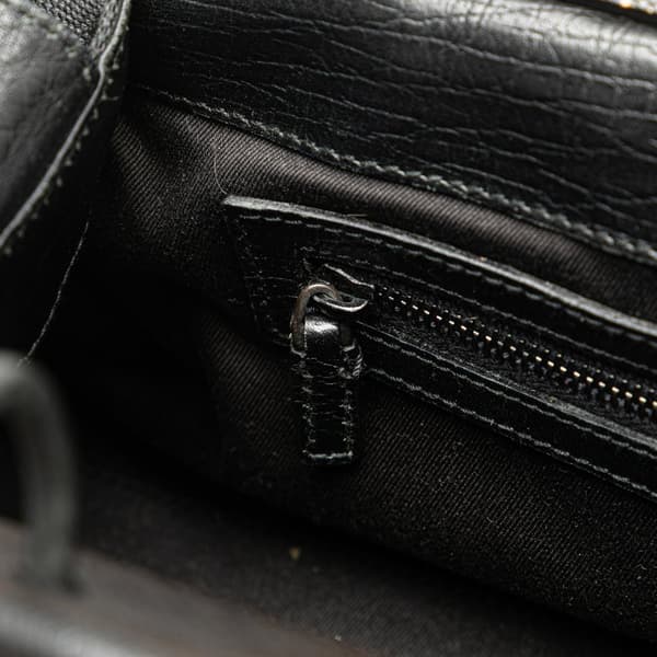 Pre-owned Gucci GG Canvas Handbag Black