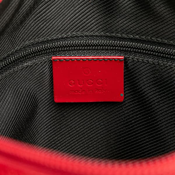 Pre-owned Gucci GG Canvas Handbag Red