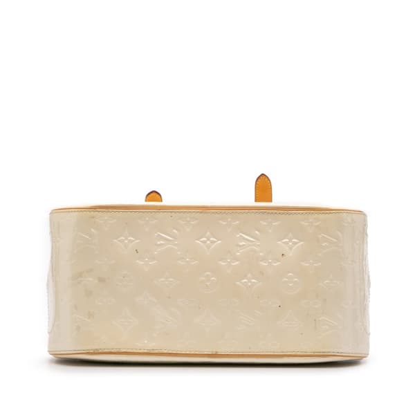 Pre-owned Louis Vuitton Monogram Vernis Summit Drive White