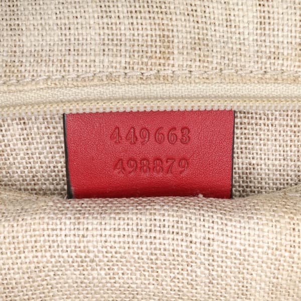 Pre-owned Gucci Medium Microguccissima Dome Satchel Red