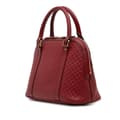 Miniatyrbild 2 av 10: Pre-owned Gucci Medium Microguccissima Dome Satchel Red