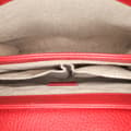 Miniatyrbild 4 av 10: Pre-owned Gucci Small Dollar Calf Interlocking G Satchel Red