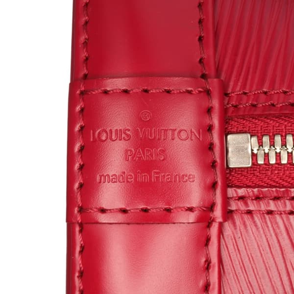 Pre-owned Louis Vuitton Epi Alma PM Red