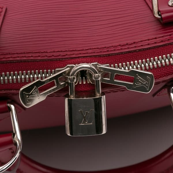 Pre-owned Louis Vuitton Epi Alma PM Red