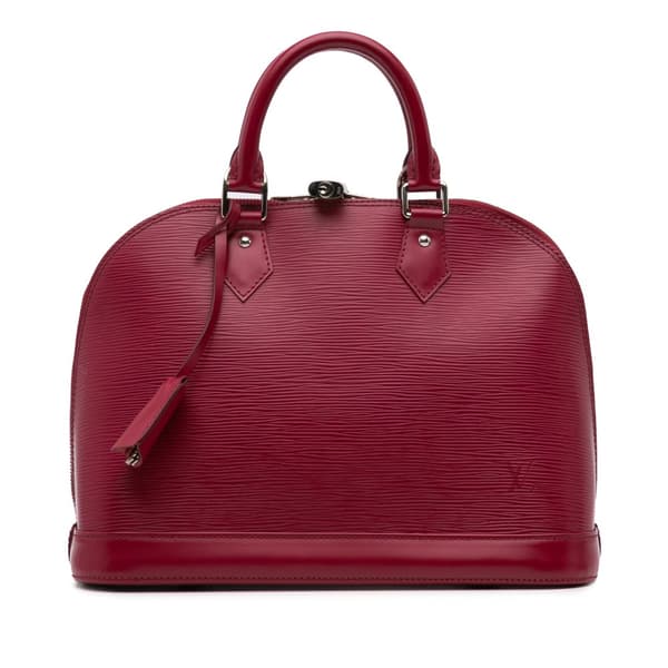 Pre-owned Louis Vuitton Epi Alma PM Red