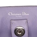 Miniatyrbilde 5 av 10: Pre-owned Dior Medium Leather Diorissimo Satchel Purple