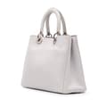 Miniatyrbilde 2 av 10: Pre-owned Dior Medium Leather Diorissimo Satchel Purple