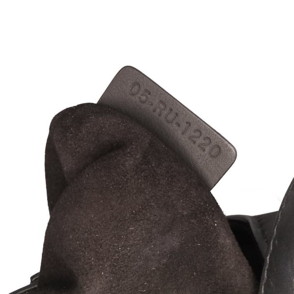 Pre-owned Dior Mini Ultra Matte Calfskin Saddle Black