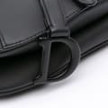 Miniatyrbillede 6 af 8: Pre-owned Dior Mini Ultra Matte Calfskin Saddle Black
