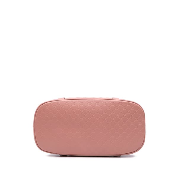 Pre-owned Gucci Mini Microguccissima Dome Satchel Pink