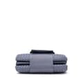 Pikkukuva 3 / 10: Pre-owned Bottega Veneta Canvas Intrecciato Buckle Flap Handbag Blue