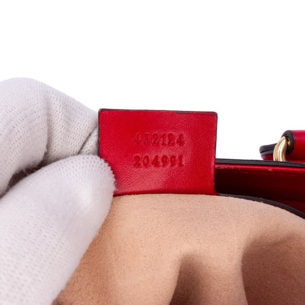 Pre-owned Gucci Small Guccissima Convertible Tote Red