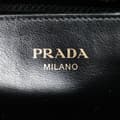Pikkukuva 6 / 10: Pre-owned Prada Bicolor Soft Calf Trimmed Saffiano Satchel Red