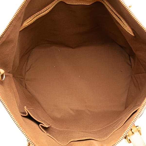 Pre-owned Louis Vuitton Monogram Palermo GM Brown
