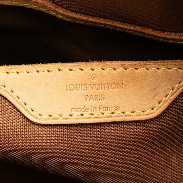 Pre-owned Louis Vuitton Monogram Palermo GM Brown
