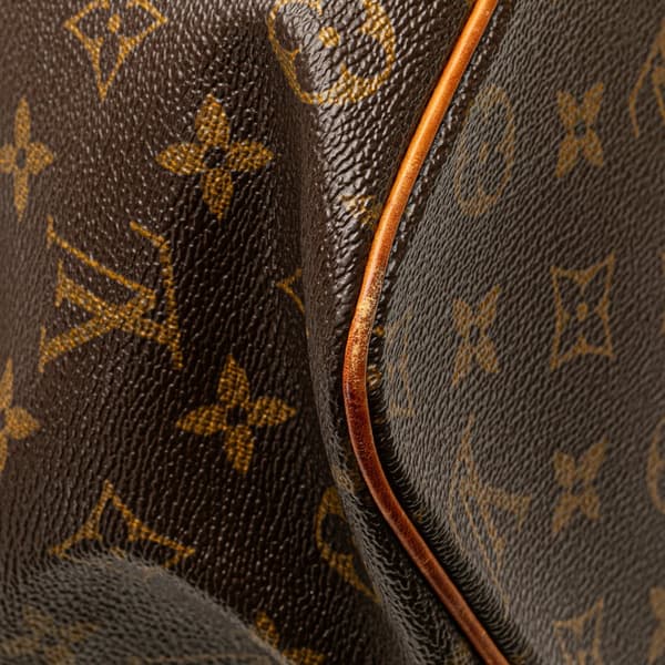 Pre-owned Louis Vuitton Monogram Palermo GM Brown