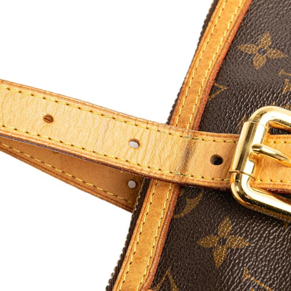 Pre-owned Louis Vuitton Monogram Palermo GM Brown