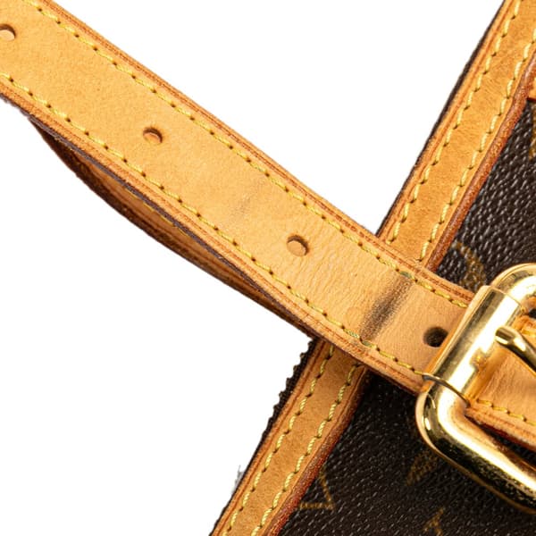 Pre-owned Louis Vuitton Monogram Palermo GM Brown