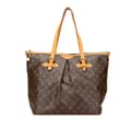 Miniatyrbild 1 av 10: Pre-owned Louis Vuitton Monogram Palermo GM Brown