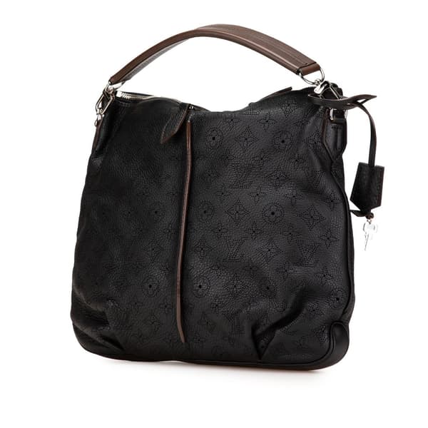 Pre-owned Louis Vuitton Monogram Mahina Selene PM Black