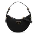 Miniatyrbild 1 av 10: Pre-owned Prada Mini Re-Nylon Arque Bag Black