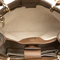 Miniatyrbillede 5 af 10: Pre-owned Gucci Small Calfskin Bamboo Shopper Satchel Brown