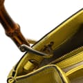 Pikkukuva 8 / 10: Pre-owned Gucci Small Calfskin Bamboo Shopper Satchel Yellow