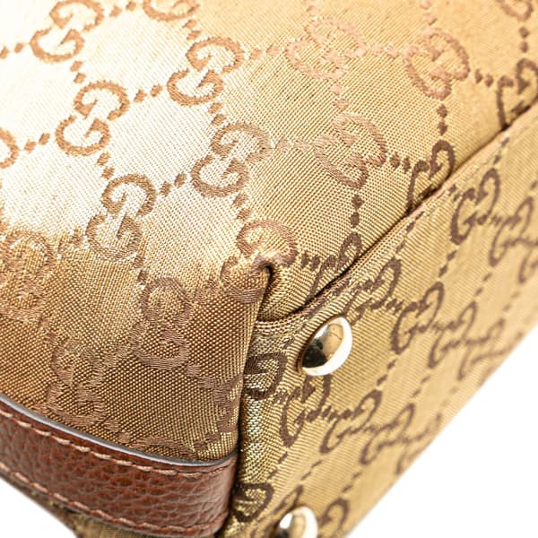 Pre-owned Gucci GG Lurex Handbag Gold