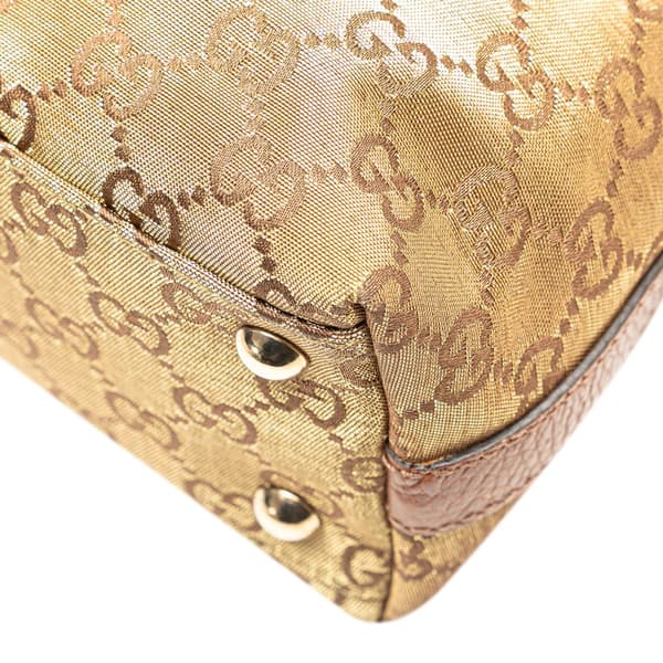 Pre-owned Gucci GG Lurex Handbag Gold