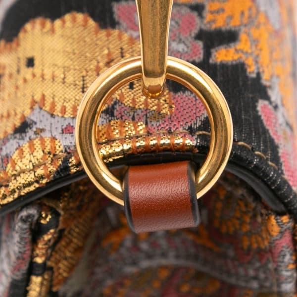 Pre-owned Valentino Small Canvas Embroidered Loco Satchel Black
