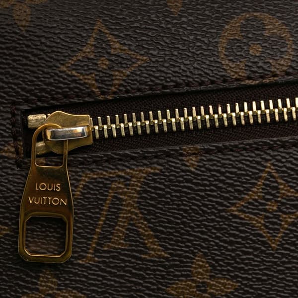 Pre-owned Louis Vuitton Monogram Pochette Metis Brown