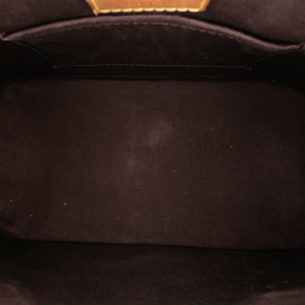 Pre-owned Louis Vuitton Monogram Vernis Alma BB Purple