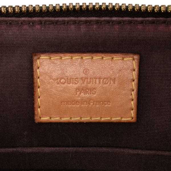 Pre-owned Louis Vuitton Monogram Vernis Alma BB Purple