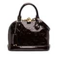 Miniatyrbillede 1 af 9: Pre-owned Louis Vuitton Monogram Vernis Alma BB Purple