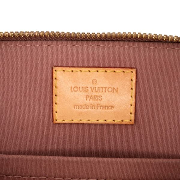 Pre-owned Louis Vuitton Monogram Vernis Alma BB Brown