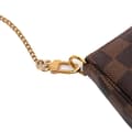 Miniatyrbild 7 av 10: Pre-owned Louis Vuitton Damier Ebene Mini Pochette Accessoires Brown