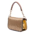 Pikkukuva 2 / 10: Pre-owned Valentino Small Swarovski Crystal Embroidered Vlogo Loco Satchel Gold
