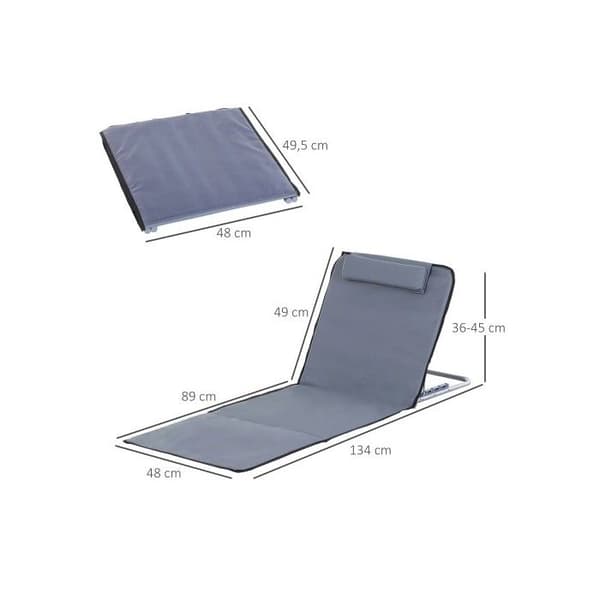 HOMCOM Transportväska i stål 134x48x36-45cm, robust och mångsidig för transport