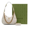 Pikkukuva 10 / 10: Pre-owned Gucci Small Calfskin Aphrodite Satchel White
