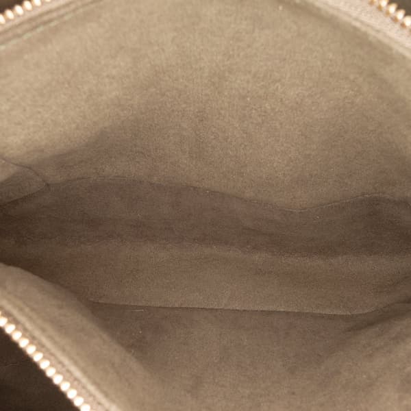 Pre-owned Louis Vuitton Monogram Embossed Puffy Lambskin Coussin PM Brown