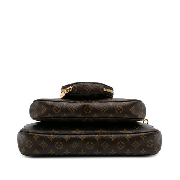 Pre-owned Louis Vuitton Monogram Multi Pochette Accessoires Brown