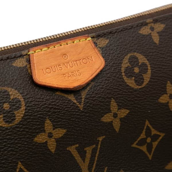 Pre-owned Louis Vuitton Monogram Multi Pochette Accessoires Brown