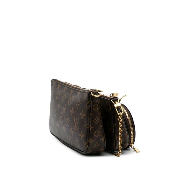Pre-owned Louis Vuitton Monogram Multi Pochette Accessoires Brown