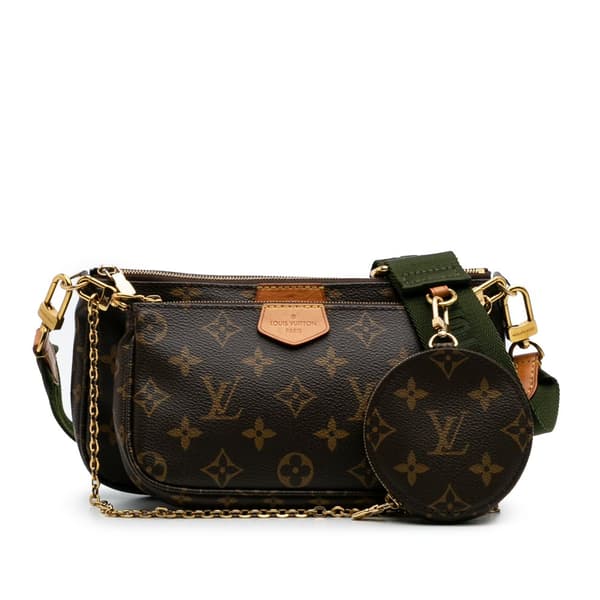 Pre-owned Louis Vuitton Monogram Multi Pochette Accessoires Brown