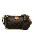 Miniatyrbilde 1 av 10: Pre-owned Louis Vuitton Monogram Multi Pochette Accessoires Brown