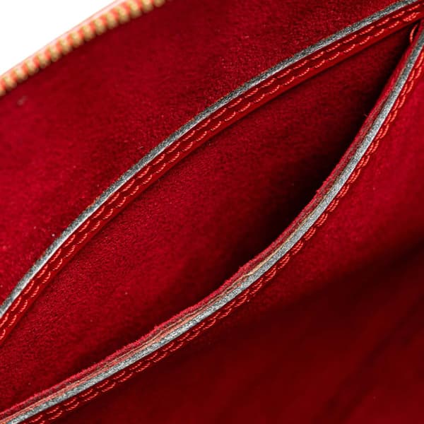 Pre-owned Louis Vuitton Epi Alma PM Red