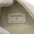 Miniatyrbild 5 av 10: Pre-owned Chanel Lambskin 19 Round Clutch with Chain White