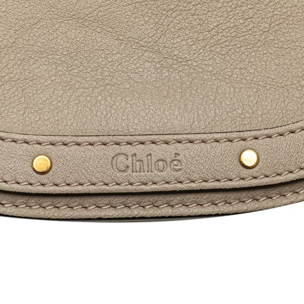 Pre-owned Chloé Small Leather Nile Bracelet Satchel Brown