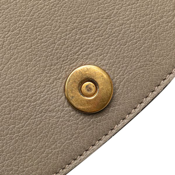 Pre-owned Chloé Small Leather Nile Bracelet Satchel Brown